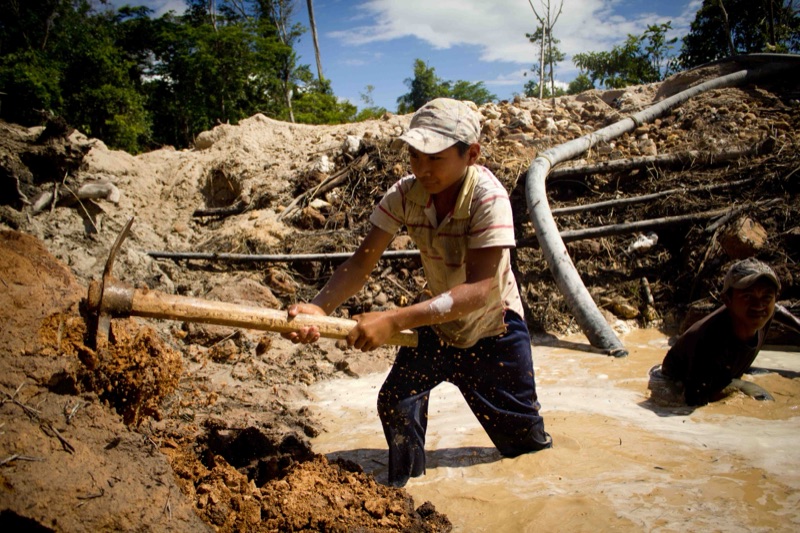 A gold and diamond miner.